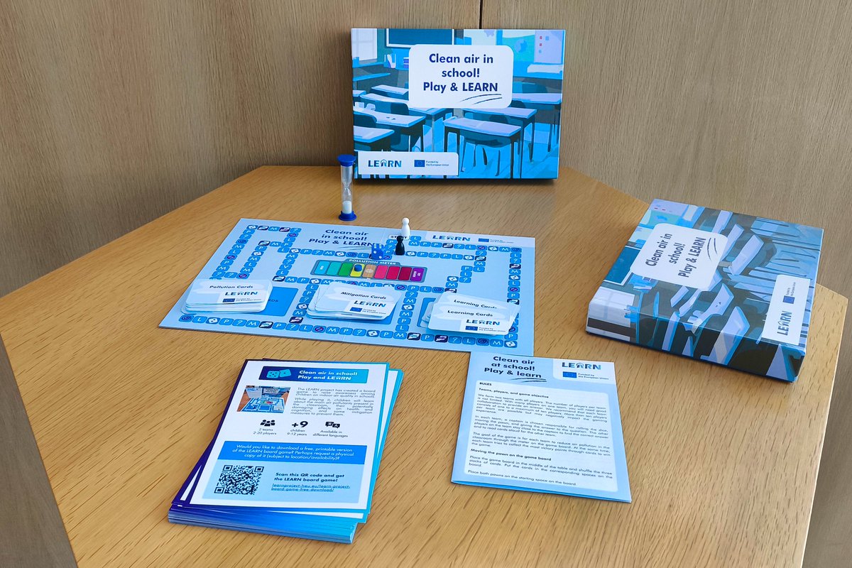LearnProjectHeu's tweet image. 🎲Our sister projects from the @IDEAL_CLUSTER are testing the #LEARNproject indoor air quality board game in Portugal and exploring potential collaborations with us to use it in their dissemination activities at European #schools.
#airquality #boardgame #idealcluster