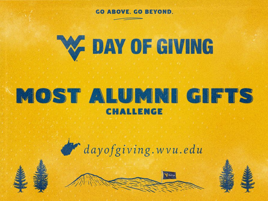 Hail West Virginia! The top three participating groups with the most gifts from WVU alumni between 10 and 11 a.m. will win additional funding ➡️ dayofgiving.wvu.edu