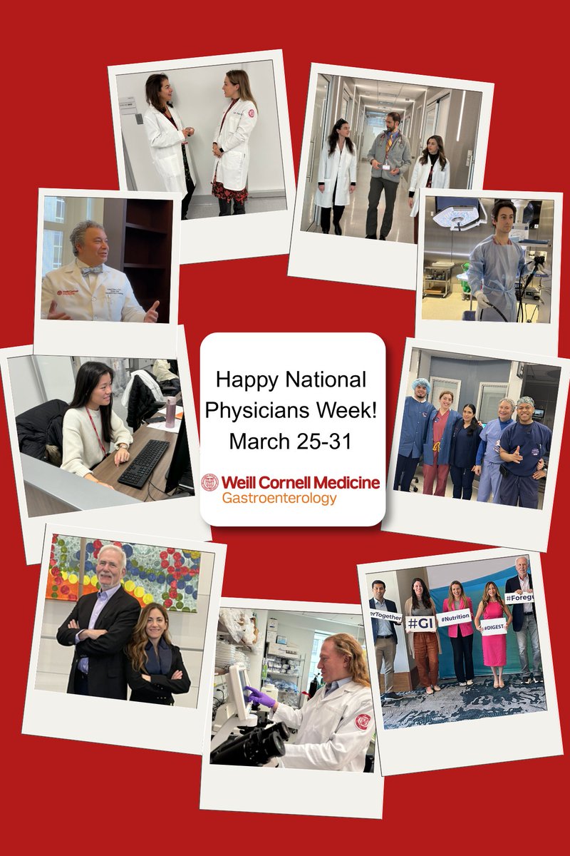 Weill Cornell GI (@wcm_gi) on Twitter photo We are celebrating all of our brilliant and dedicated physicians this week during National Physicians Week! <a href="/WeillCornell/">Weill Cornell Medicine</a> <a href="/WCMDeptofMed/">Weill Department of Medicine</a> #NationalPhysiciansWeek #GI We are celebrating all of our brilliant and dedicated physicians this week during National Physicians Week! <a href="/WeillCornell/">Weill Cornell Medicine</a> <a href="/WCMDeptofMed/">Weill Department of Medicine</a> #NationalPhysiciansWeek #GI