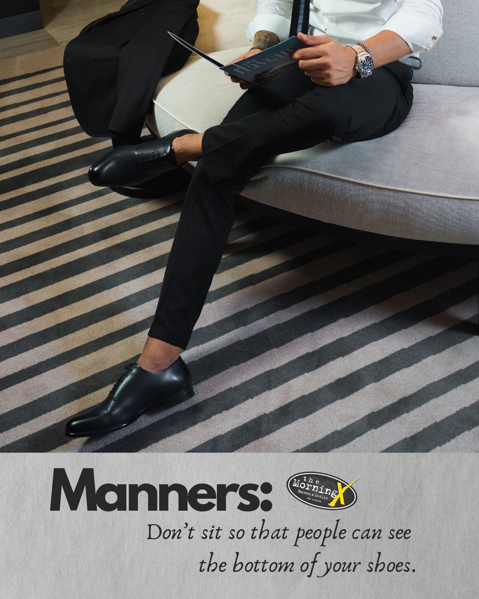 themorningxatl's tweet image. 🗣️ Morning Xers: What are manners you were taught that most people don't follow anymore? 

#kind #thoughtful #manners #goodmanners #wellbehaved #etiquette #question #comment #altrock
