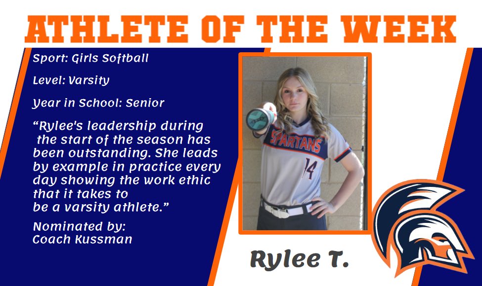 Congratulations Rylee!