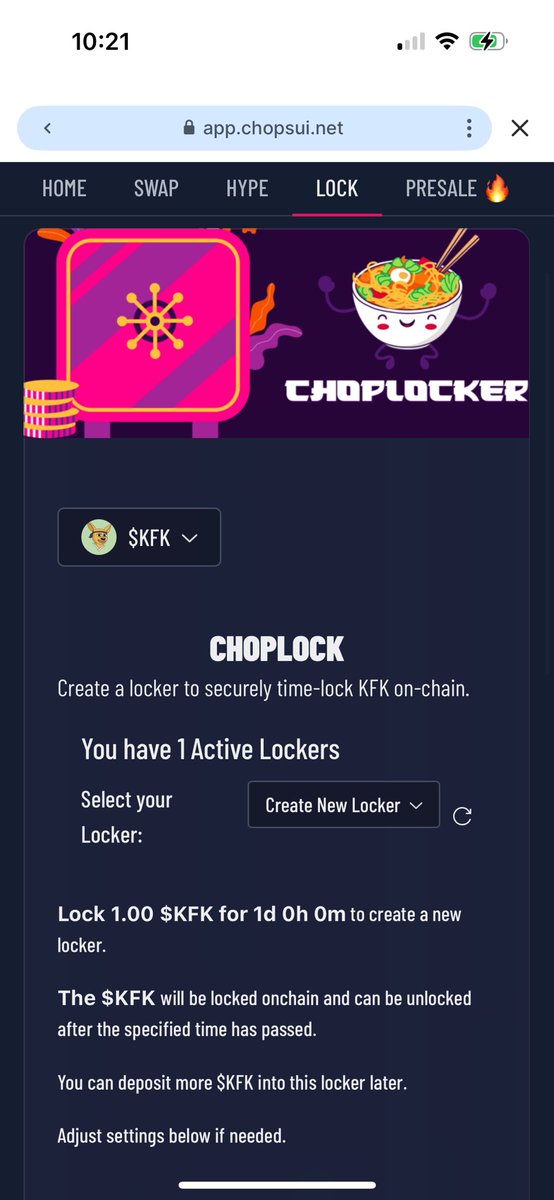 DefiDegen250's tweet photo. They said “LOCK TF IN” 🔐
So I did just that with @Kangaroo_Sui 💪
3% $KFK locked for 30Days on @CHOP_on_SUI 🫡
https://t.co/N6Hm0K4uTI
LETS PLAY A GAME 🤡
PRIZE
15 $SUI
RULES
For every 10M $KFK tokens locked on #ChopSwap for 30Days, you will get entered for 1 ticket into the raffle
BONUS
1 lucky person who:
Likes, RT & Tags frens in this post will win a #SquidKey by @ikadotxyz 🦑
Be a HYPE-Man
Using the ‘HYPE’ function is an easy way to show support to a project without buying token supply!
Ends April 12 2025 @ 5pm MST ⏳
@SuiNetwork @suininja @EmanAbio @SuiPlay @cryptocom @DegenLabz_com
#MFSquidMarket🦑 #SuiFam #Sui #crypto #GameFi #Web3Gaming