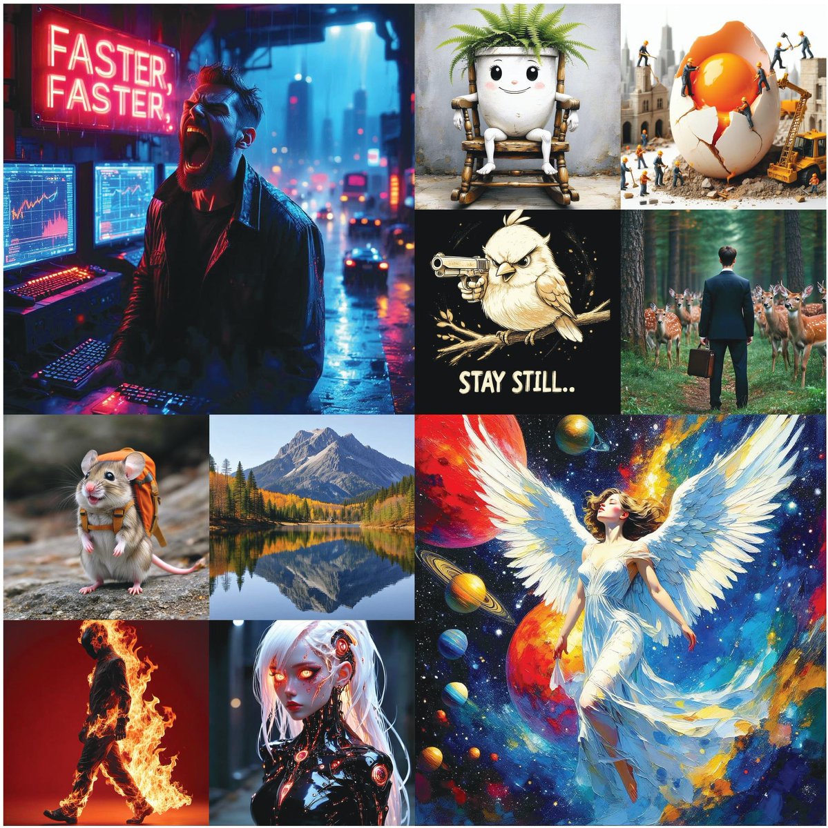 I'd like to share our new diffusion distillation method, SwD, which produces few-step generators with progressive resolution scaling over the diffusion process. On SD3.5, SwD matches the speed of two full-size steps but with much better quality. Demo &amp; models are released. (1/9)