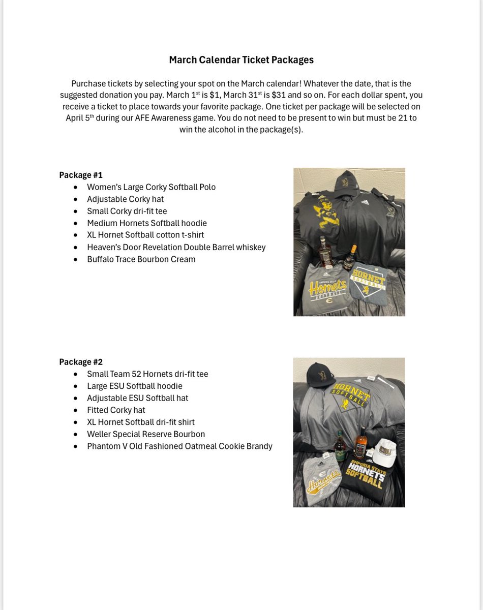 EState_Softball's tweet photo. This is the last week to get involved in our calendar fundraiser. We will be drawing the winners next Saturday, April 5th during our double header against Central Missouri. 

If you are interested in filling a square, please reach out to Head Coach Rosales 
Ahuddles@emporia.edu https://t.co/XP4i48f01q