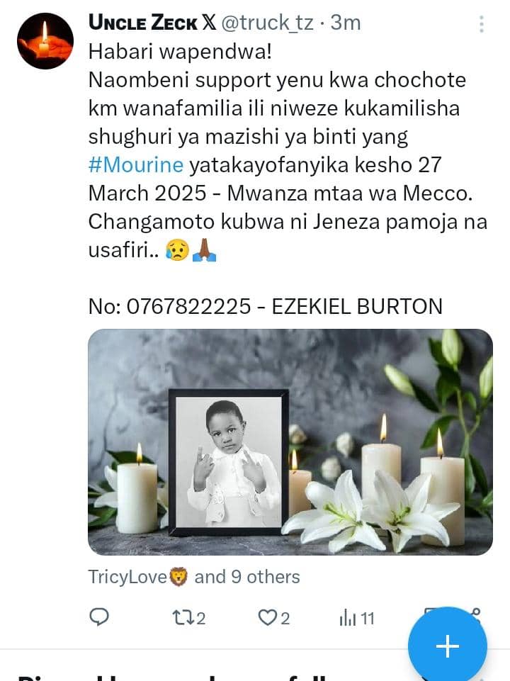 Assalam alykum 
Sis kama wanazi himu Jambo ni letu sote tuondoe tofautu zetu tumsaooti ndugu yetu #UncleZeck