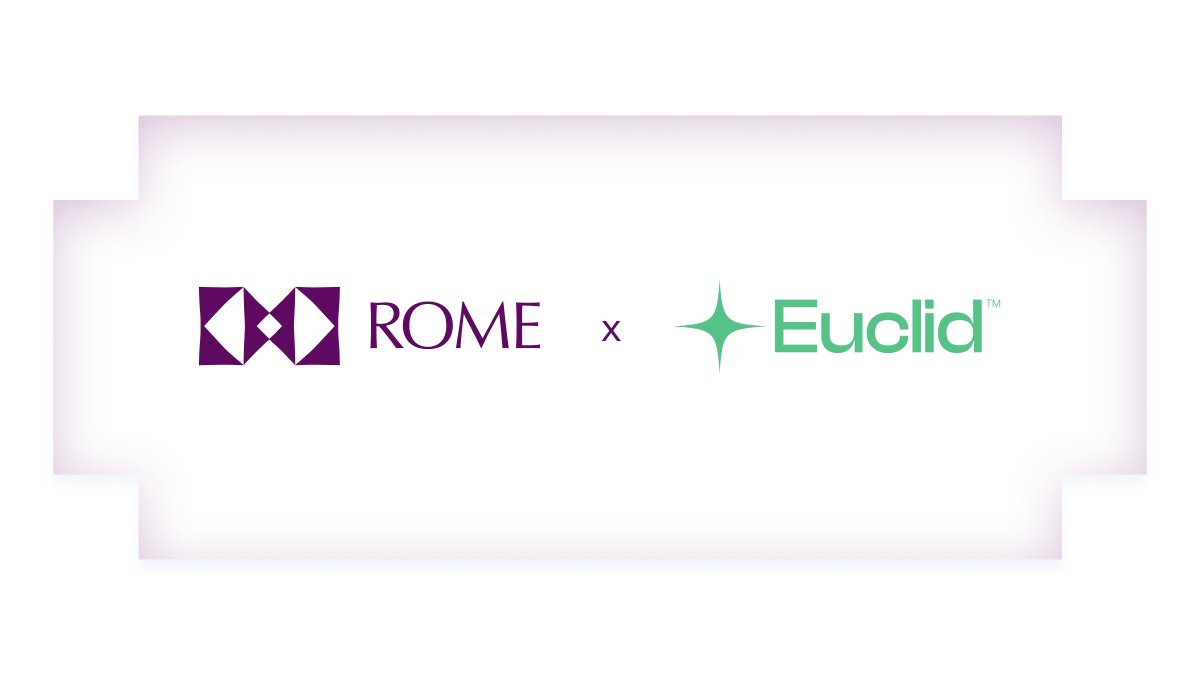 We’re excited to welcome <a href="/EuclidProtocol/">Euclid Protocol</a> to the Rome Ecosystem — this integration will open up access to deeper liquidity and opportunity across over 50 different networks!

Collaborations like this will make it easier for our builders to innovate with fewer constraints.