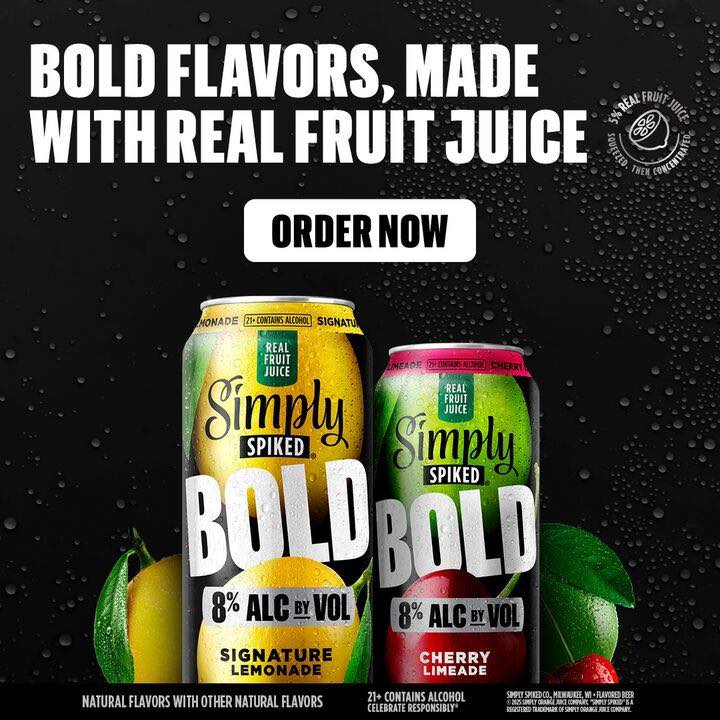 BeverageDigest's tweet image. Molson Coors has now launched a Simply Spiked Bold variant of the flavored malt beverage marketed under a brand license from Coca-Cola. The drink has an 8% ABV. Flavors are Cherry Limeade and Signature Lemonade. The core line includes 5% ABV.

#launches #molsoncoors #maltbeverage