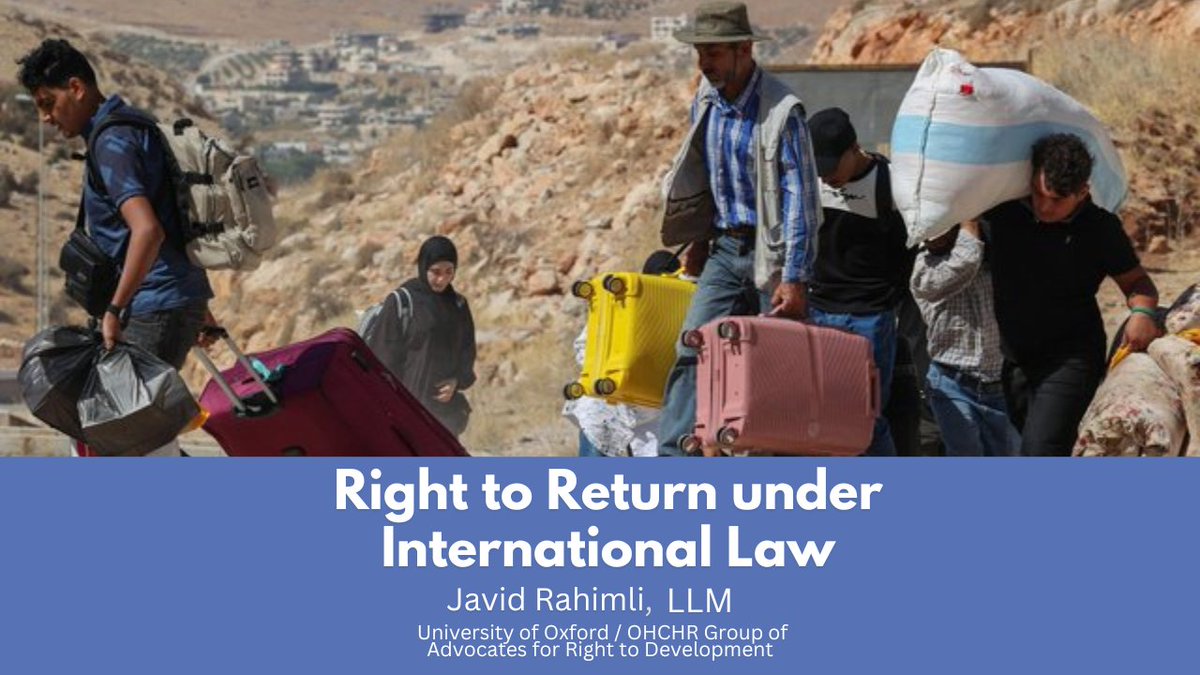 kashmirjprd's tweet photo. We were honored to host Javid Rahimli, LLM (Oxford), for our Peacevent session on 'The Right to Return Under International Law'. He explored global crises &amp; legal frameworks while linking displacement to the Right to Development. A truly insightful discussion! #HumanRights https://t.co/XL6lHMdkOh