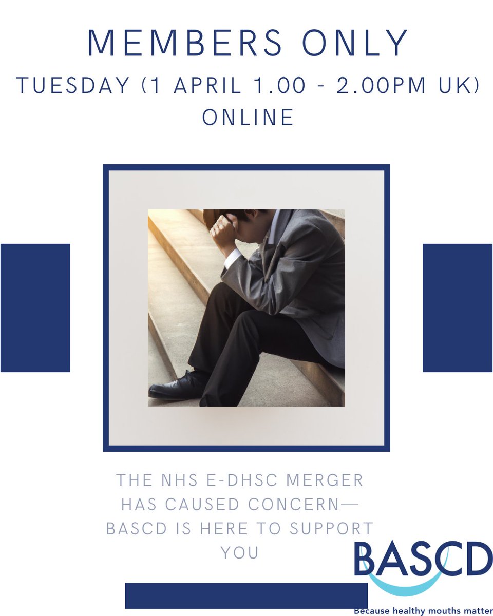We know the NHS E-DHSC merger has caused concern—especially for those recently moved from PHE.  BASCD is here to support you.  Join us Tuesday 1 April, 1–2pm to share your views and explore positive next steps.