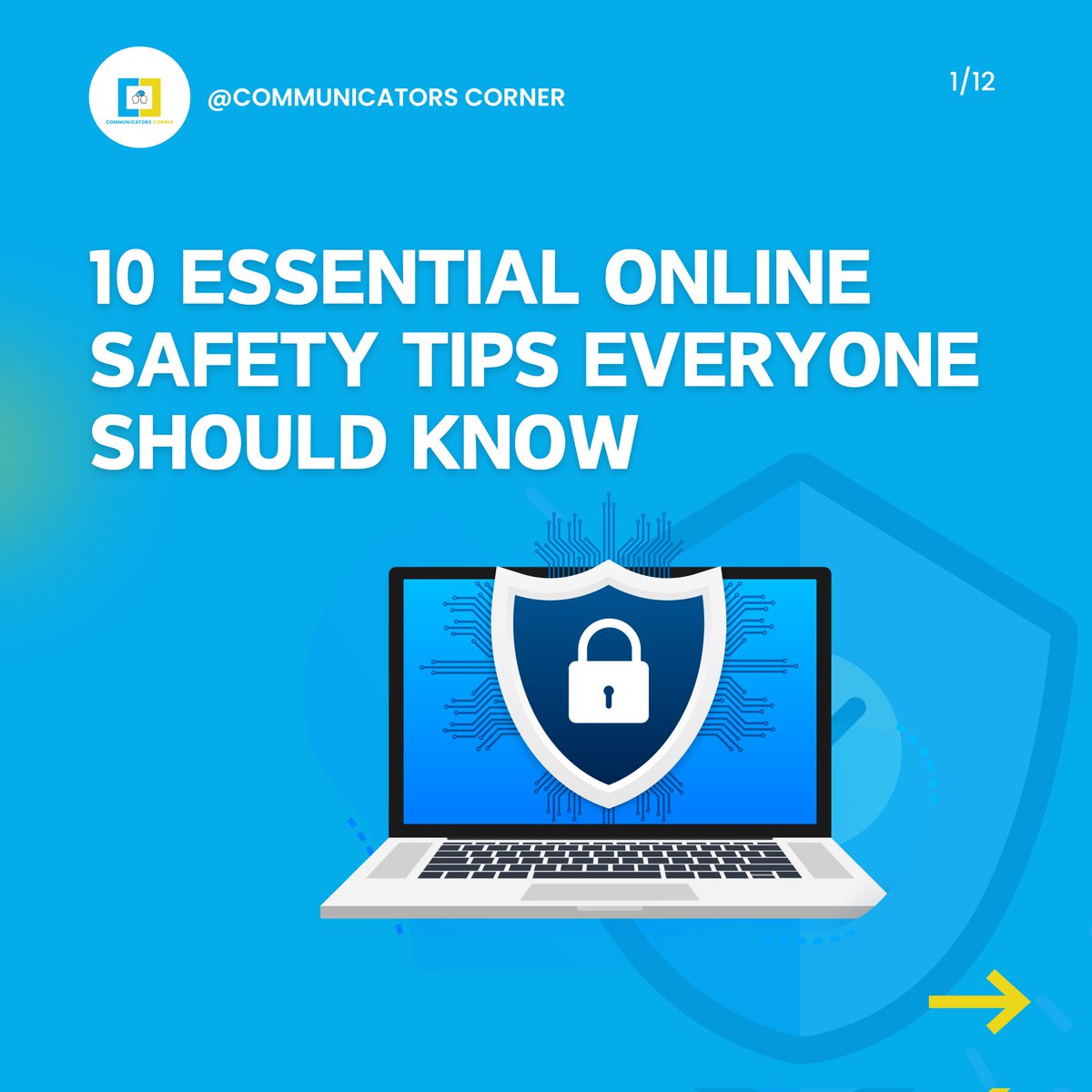 Communicators_C's tweet photo. 10 Essential Online Safety Tips Everyone Should Know 🛡️✨
A thread 🧵
#onlinesafety #cybersecurity #digitalwellbeing #digitalsafety #protectyourself #protectyourprivacy #staysafeonline #internetsafety #dataprotection #cyberawareness #secureyourdata #CommunicatorsCorner https://t.co/loi70EOjPJ