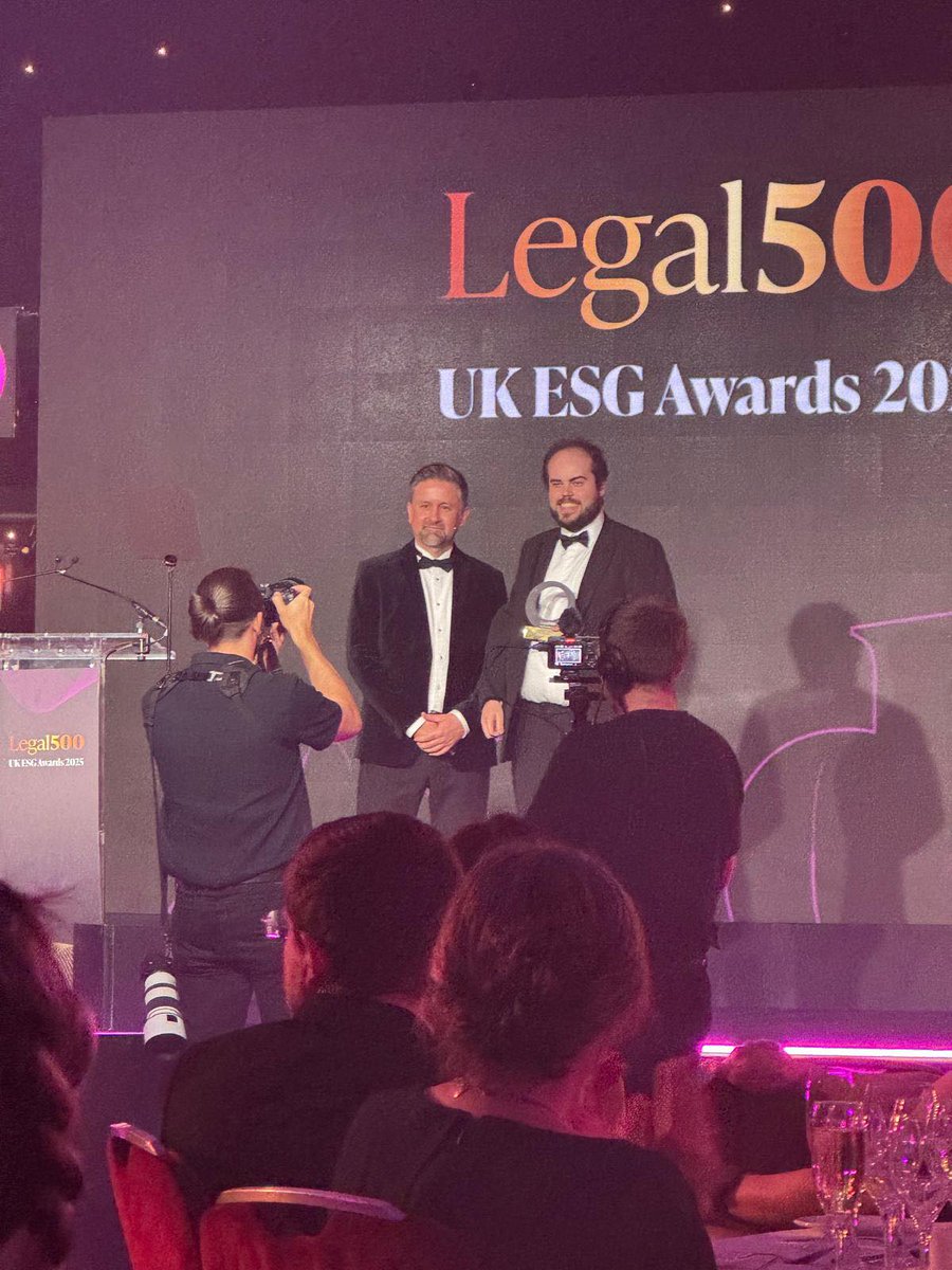 A true honour to be named Disability/Neurodiversity Champion by <a href="/thelegal500/">The Legal 500</a> ESG Awards, in recognition of my efforts over the last decade to drive employment &amp; inclusion for disabled and neurodivergent people in law and beyond. 

Congratulations to all winners &amp; shortlistees!