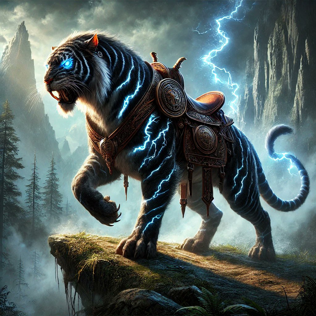 Jion_instacode's tweet image. ソード・ワールドのキャラクターを成長させていたんですが
ティルグリスって騎獣がほしいけど、説明文があるだけで画像が・・・
助けて！AIさん！！
ってすげぇかっこいいのができました。

#TRPG好きと繋がりたい