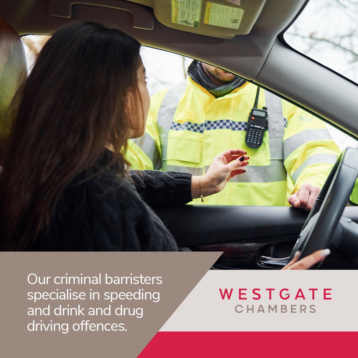 Our criminal barristers specialise in speeding and drink and drug #drivingoffences. You can find out more about our experience at westgate-chambers.co.uk/crime/driving-…