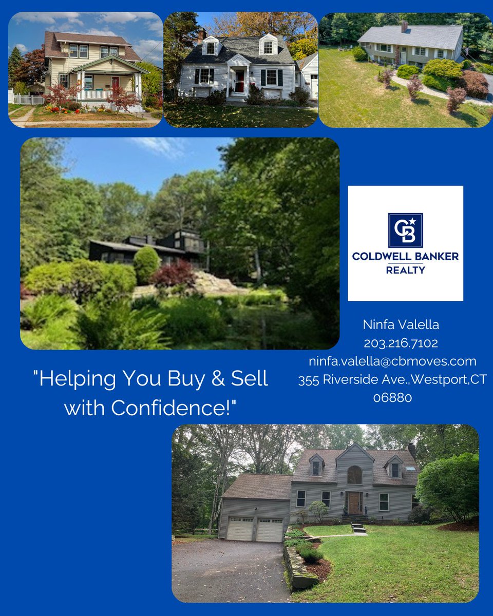 ninfavalella's tweet photo. Helping You Buy &amp; Sell with Confidence!
Market is heating up and it's time to discuss your real estate needs. Call me  at 203-216-7102 to formulate a marketing plan for your home.
#fairfieldcounty #203 #coldwellbanker #realtor #agent #homes #homesales #sold #condo #singlefamily https://t.co/mnyV6l4WcH