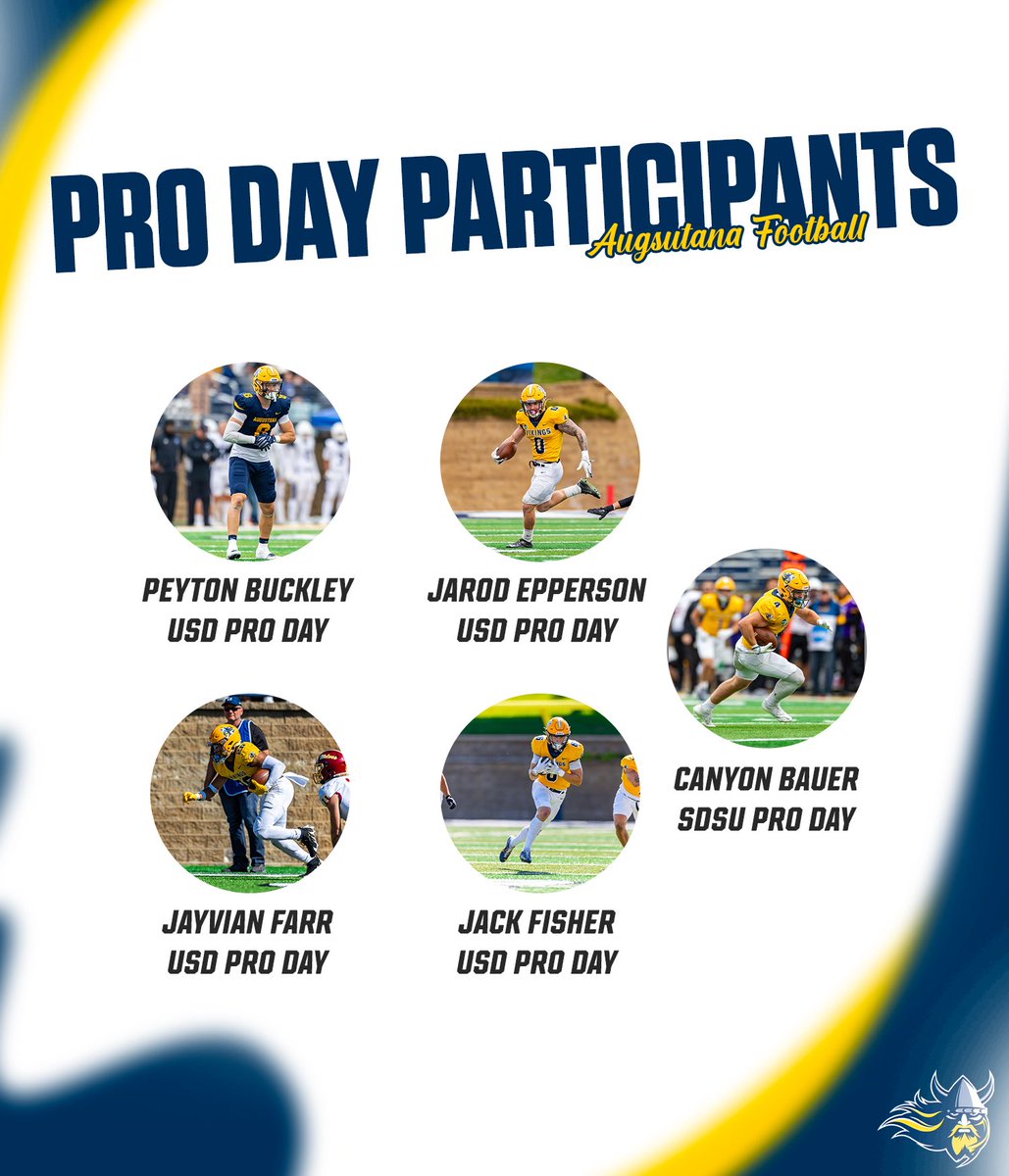 Good luck to all of our alums and potential #ProSkoldiers who are participating in Pro Days today! 

#BeTheRock ⚔️ #BuildingChampions