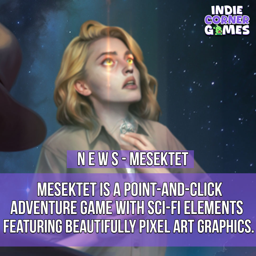 Mesektet promises an immersive experience that blends elements of thriller, science fiction, and mystery, all wrapped in a compelling point-and-click adventure.

➡️indiecornergames.com/mesektet-point…

#indiegames | #pointandclick