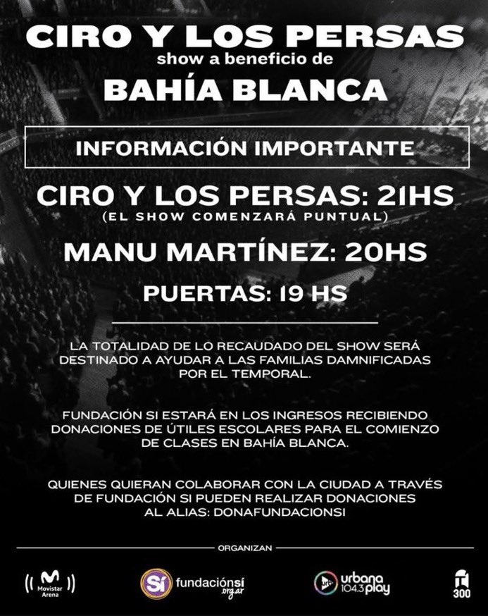 Que lindo mañana volver a vernos! Y dar una mano a la querida Bahia!