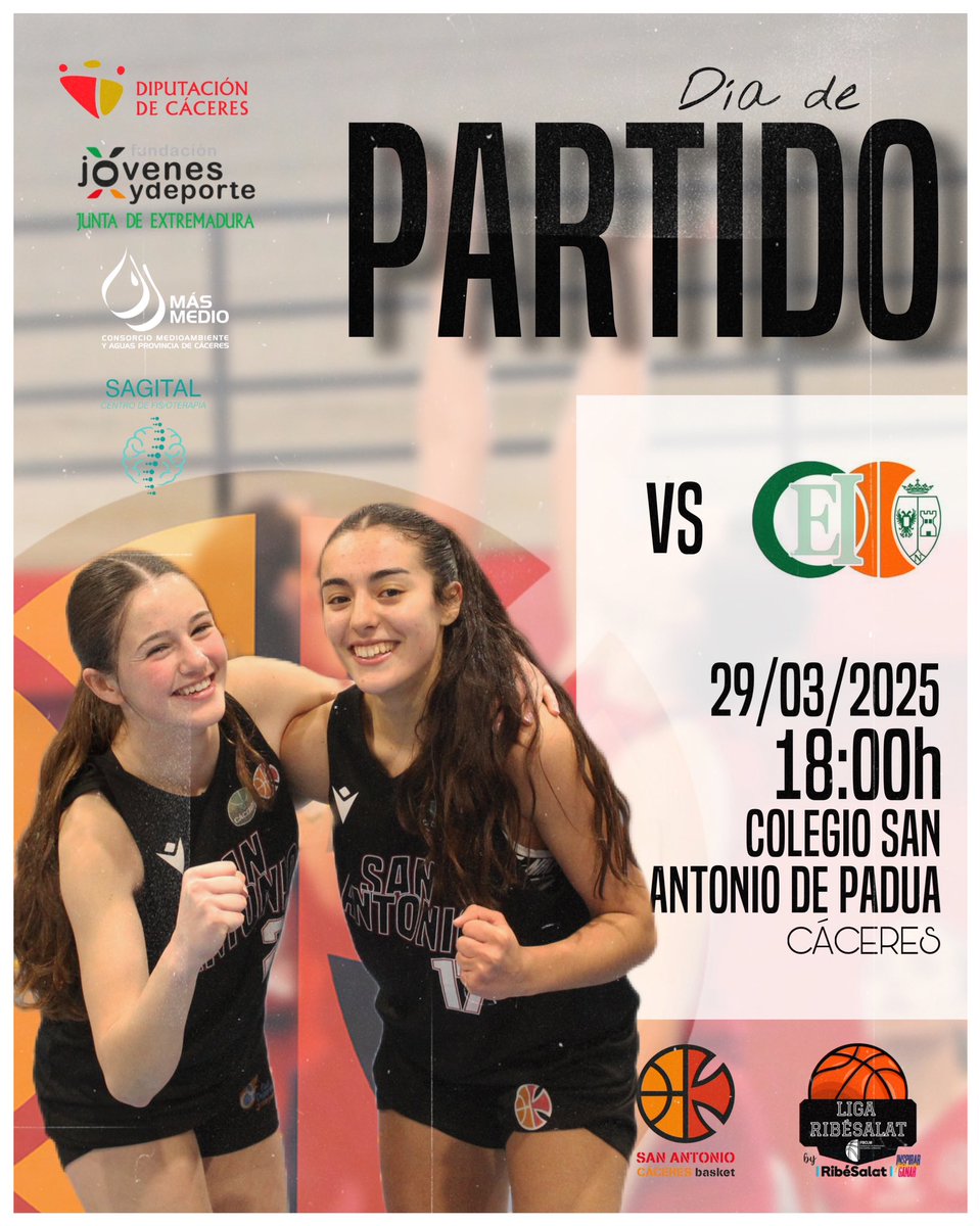 LA ÚLTIMA JORNADA en el SANAN 🥲

Nuestras chicas del Primera Nacional juegan su último partido de la temporada en casa este SÁBADO en CASA a las 18:00h contra <a href="/CEIToledo/">C.B. CEI Toledo</a> 🔜

<a href="/Caceres_Basket/">CacerEsBasket</a> 
<a href="/medio_mas/">MásMedio Cáceres</a> 
<a href="/DiputacionCC/">DiputacionCC</a> 
<a href="/jovendeportEXT/">Jóvenes y Deportes Extremadura</a> 
<a href="/Ayto_Caceres/">Ayuntamiento Cáceres</a>