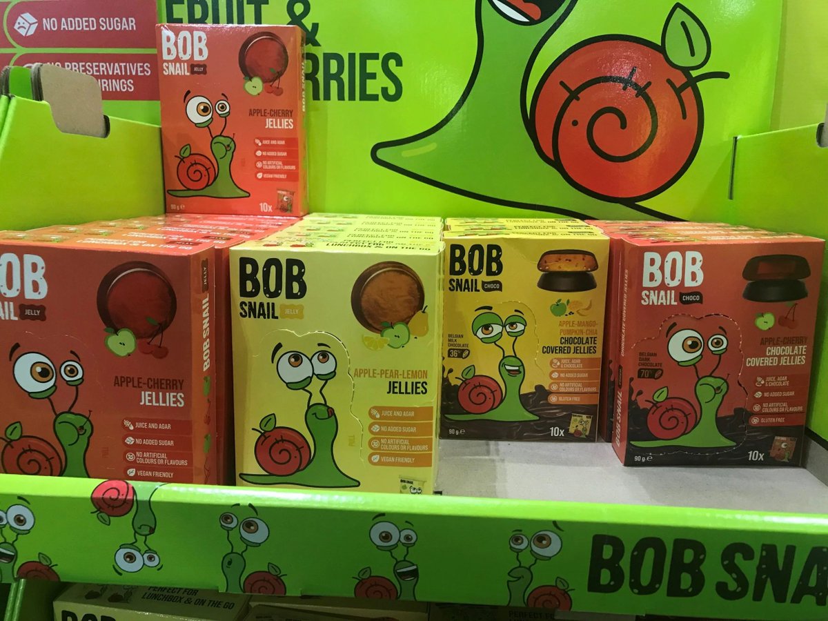United24media's tweet photo. ⚡ Ukraine-based children’s snacks company Bob Snail has entered the the US, Canada and the UK markets.

The company specializes in making no-added-sugar fruit snacks and is already present in more than 20 countries, including Germany and Qatar. https://t.co/Nu2T9HJGGv
