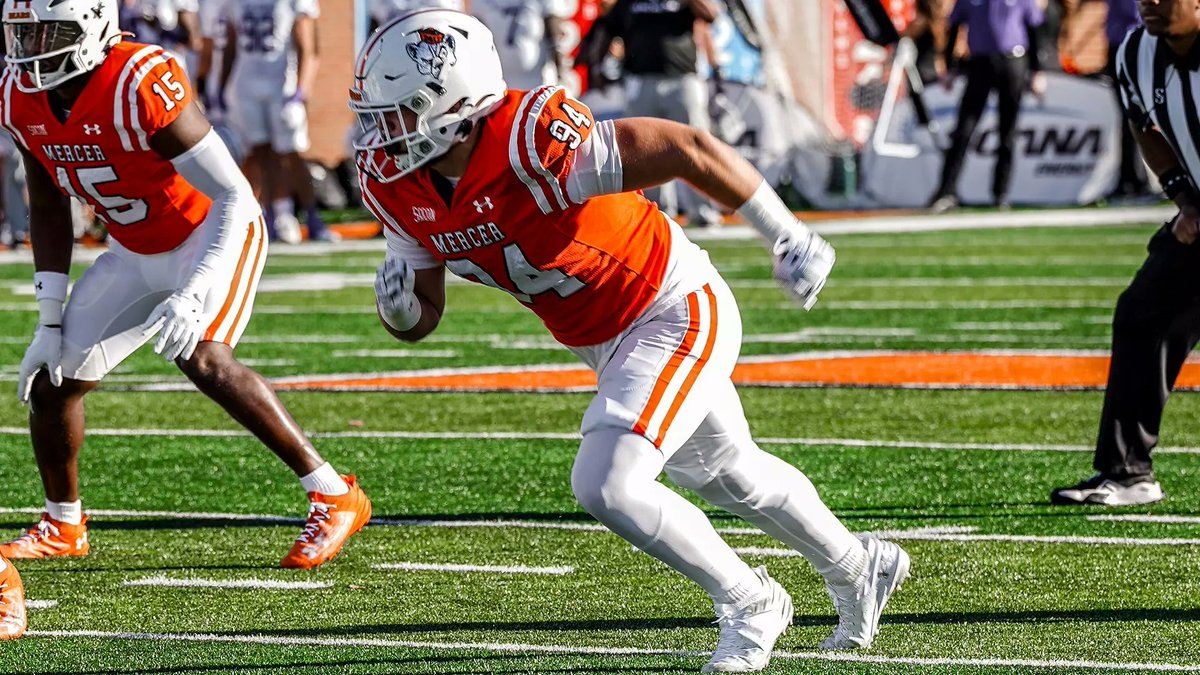 HERO Sports FCS (@herosports_fcs) on Twitter photo 🔸#FCS Spotlight🔸
Mercer DL Andrew Zock (<a href="/AndrewZock1/">Andrew Zock</a>)
-2025 Soph
-6-2, 250 lbs
-2024: 38 tackles, 14.5 TFLs, 7 sacks, 15 QB hurries
-SoCon Freshman of the Year
-All-SoCon 2nd Team
-Freshman All-American
-4th in Jerry Rice Award voting
📸<a href="/MercerFootball/">Mercer Football</a> 🔸#FCS Spotlight🔸
Mercer DL Andrew Zock (<a href="/AndrewZock1/">Andrew Zock</a>)
-2025 Soph
-6-2, 250 lbs
-2024: 38 tackles, 14.5 TFLs, 7 sacks, 15 QB hurries
-SoCon Freshman of the Year
-All-SoCon 2nd Team
-Freshman All-American
-4th in Jerry Rice Award voting
📸<a href="/MercerFootball/">Mercer Football</a>