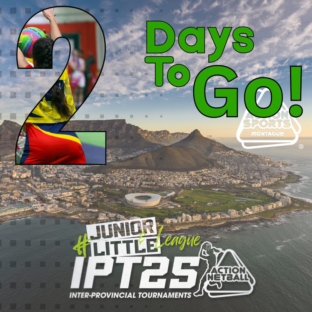 ActionSportsSA's tweet photo. Only 2 days remaining !!!

#actionsports #netball #actionnetball #sportlife https://t.co/7a7v3zDZzS