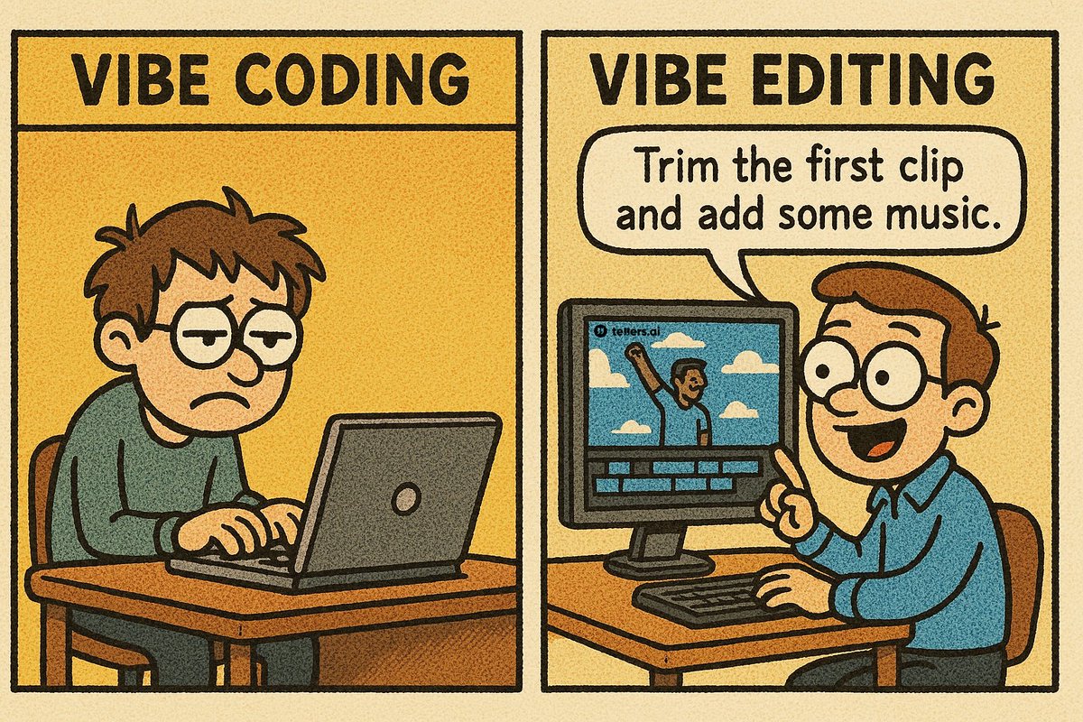 rguignar's tweet photo. VibeCoding? 🧑‍💻 So last day-cade.
Follow me on the #VibeEditing hype train 🚂🔥 https://t.co/nQQNe1ixhS