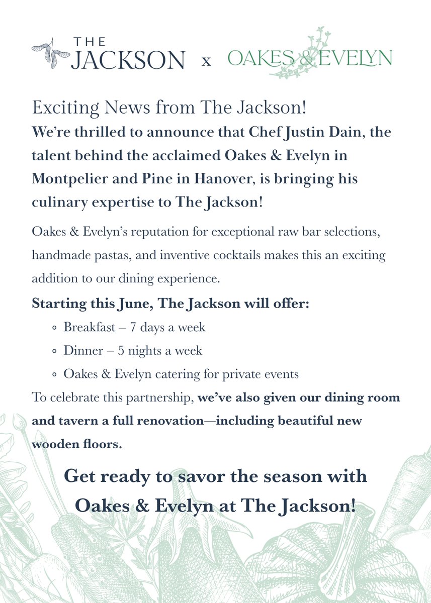 The Jackson in Woodstock, VT (@TheJacksonVT) / Posts / X