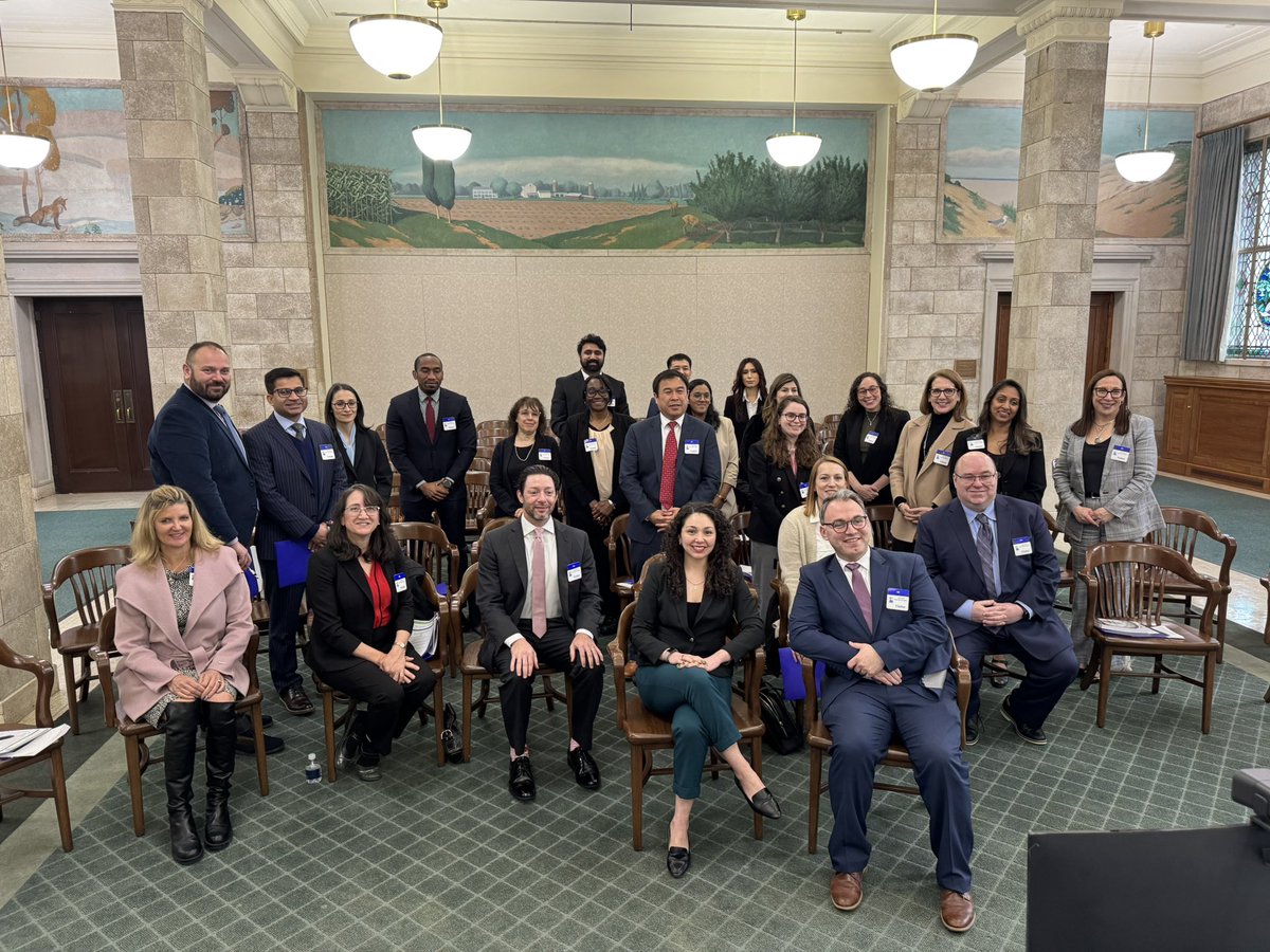 NJ_Psychiatry's tweet photo. Thank you to Deputy Budget Director &amp; Assembly Health
Committee Aide Victoria Levin for meeting with us! Our team of psychiatrists advocated for supporting access to mental health resources in New Jersey! @njassemblydems 

#mentalhealth #advocacy #psychiatry https://t.co/gChOJYTnkL