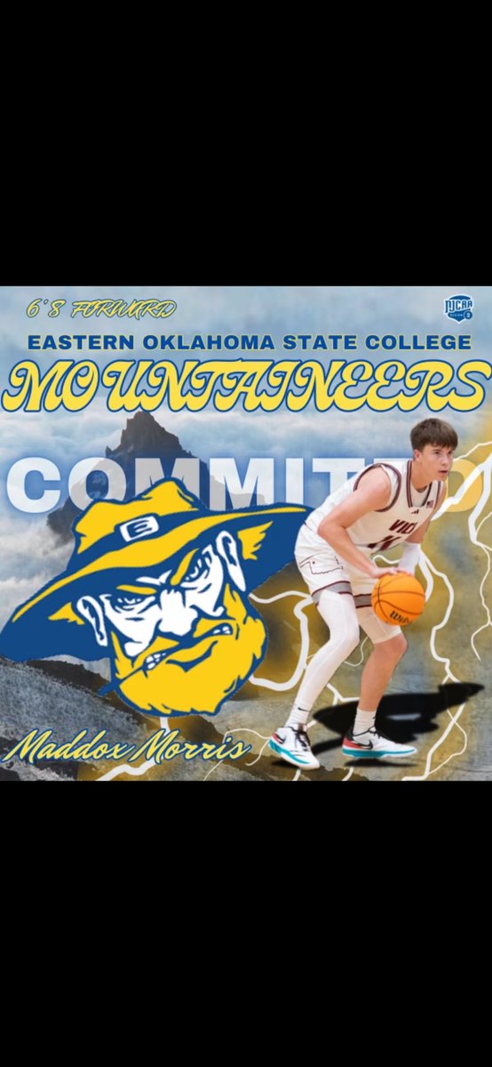 Excited to announce my commitment to eastern Oklahoma state college! Thank you to Coach Miser for the opportunity!