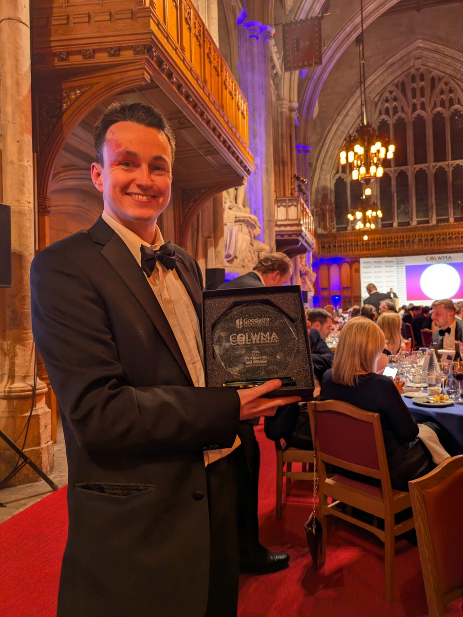 charteris_'s tweet photo. Charteris are proud to announce that after attending last night's award ceremony hosted by COLWMA. We were presented with an industry award. The firm was the winner in the "Diversity and Inclusion" category and we would like to place on record its thanks for all who voted for us. https://t.co/9TY5YKxBjK