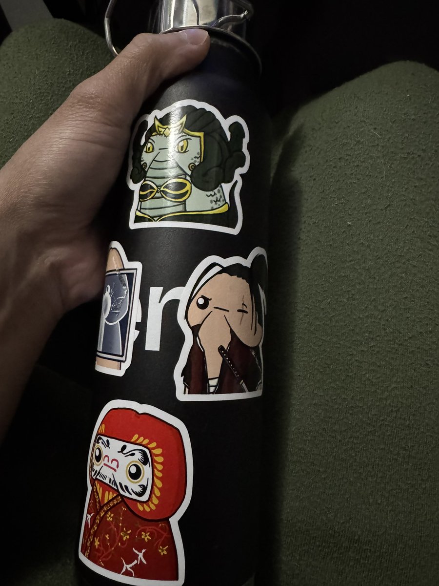 Wonder if anyone on my Zoom call noticed my <a href="/ChinPokies/">Chin Pokies</a> stickers when I took a drink 😳