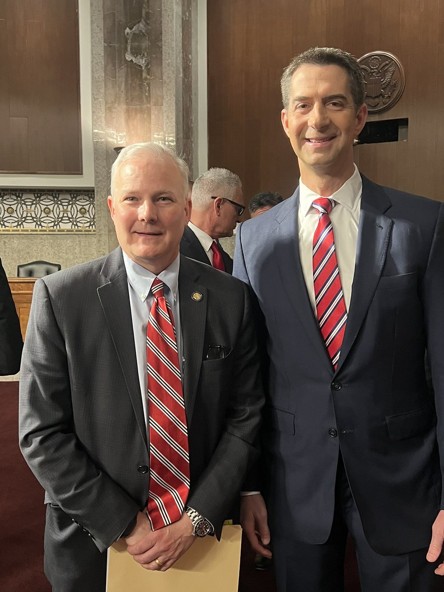 Tom Cotton (@sentomcotton) on Twitter photo Thank you <a href="/AGTimGriffin/">Attorney General Tim Griffin</a> for joining my Cellphone Jamming Reform Act press conference.
Law enforcement and corrections officials in Arkansas and across the country know that our jails would be safer if all cellphones were removed. Thank you <a href="/AGTimGriffin/">Attorney General Tim Griffin</a> for joining my Cellphone Jamming Reform Act press conference.
Law enforcement and corrections officials in Arkansas and across the country know that our jails would be safer if all cellphones were removed.