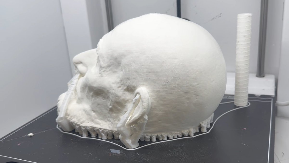 The <a href="/smithsonian/">Smithsonian</a>  Institute has 3D digitization casts of Abraham Lincoln available for download from their website. Our <a href="/Ultimaker/">UltiMaker</a> S7 did an incredible job bringing the bust to life. The detail even on the fastest setting is great.  3d.si.edu/collections/ab…