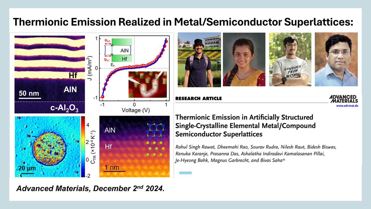 Check out this press release from the <a href="/IndiaDST/">DSTIndia</a> and <a href="/PIB_India/">PIB India</a> on our work on thermionic emission in metal/semiconductor superlattices published some days back.

pib.gov.in/PressReleasePa…