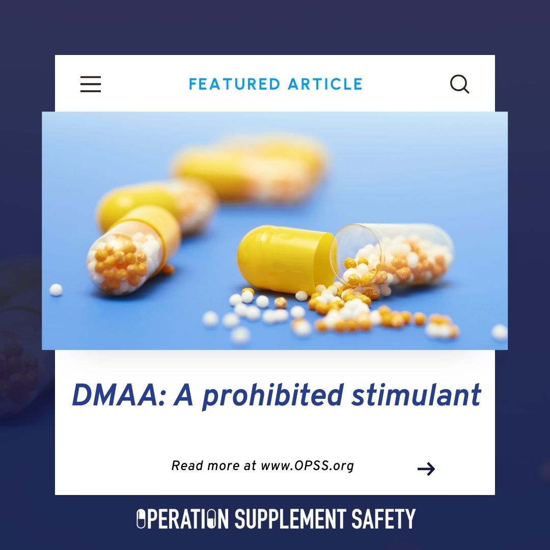 opssorg's tweet image. Use of products with #DMAA as an ingredient can be dangerous. DMAA is an illegal dietary supplement ingredient. Severe effects include heart attack, stroke, brain damage, or even death. 

➡️ Read how DMAA is a risk to mission readiness: ow.ly/jb9i50VoQQM
 
#stimulant