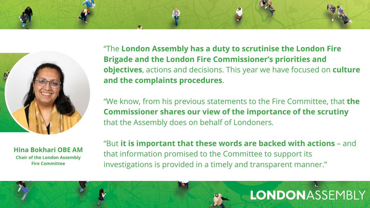 LondonAssembly's tweet image. #AssemblyFire has written to the London Fire Commissioner to call for a renewed commitment to responding more quickly and transparently to the Committee’s questions – with some requests waiting more than a year to be answered. Read more: london.gov.uk/who-we-are/wha…
