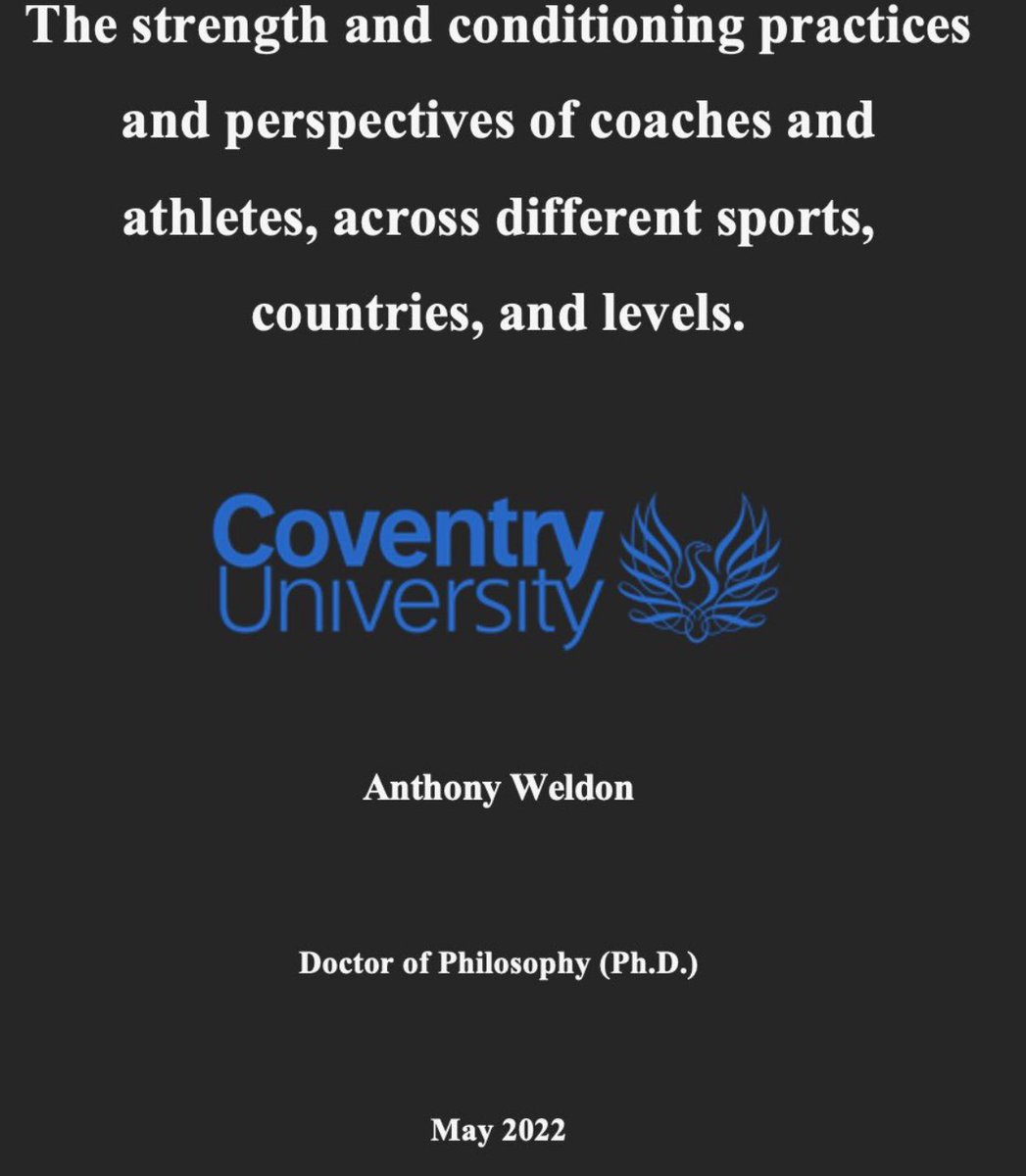 Anthony Weldon (PhD) (@dranthonyweldon) on Twitter photo Finally published my PhD on <a href="/ResearchGate/">ResearchGate</a>. Although 3 years dated there’s hopefully some useful information in there. Particularly those doing a PhD by publication. Shout out to my supervisors <a href="/MikeDunky/">Mike Duncan</a> <a href="/Clarke_ND/">Neil Clarke</a> and co-authors on all included papers.
shorturl.at/B3xQY Finally published my PhD on <a href="/ResearchGate/">ResearchGate</a>. Although 3 years dated there’s hopefully some useful information in there. Particularly those doing a PhD by publication. Shout out to my supervisors <a href="/MikeDunky/">Mike Duncan</a> <a href="/Clarke_ND/">Neil Clarke</a> and co-authors on all included papers.
shorturl.at/B3xQY