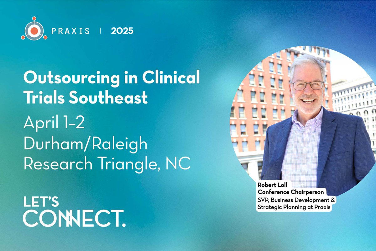 #OCTSoutheast is just around the corner! Praxis’ Robert Loll will be serving as chairperson and is looking forward to meaningful connections with industry peers. Hope to see you there!

#clinicaltrials #alwaysconnecting #patientrecruitment