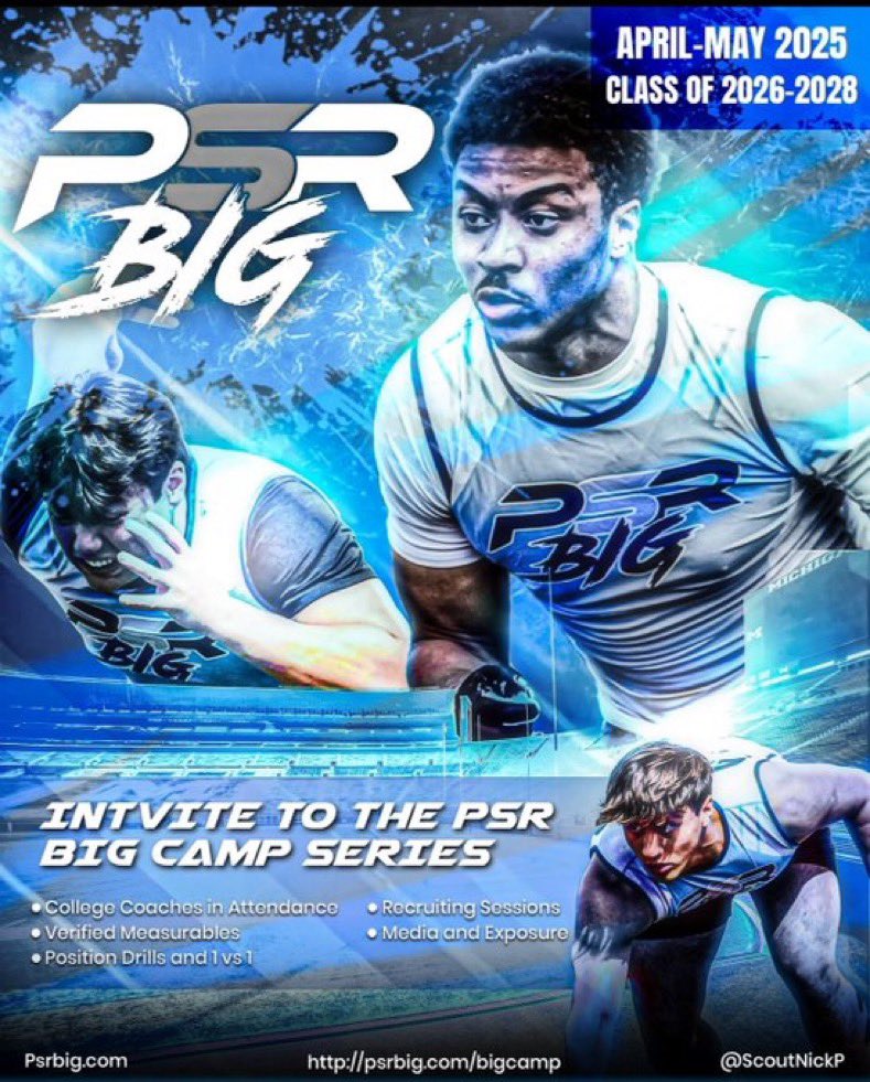 Alex Kriebel (@ak_kriebel) on Twitter photo Thank you <a href="/ScoutNickP/">Coach Nick Pennisi</a> for the invite to the NJ PSR BIG camp at Monroe Twp HS on Friday May 10th! Looking forward to showing what I can do 💪💥
@PRZPAvic <a href="/PrepRedzonePA/">Prep Redzone Pennsylvania</a> <a href="/coachdchang/">Dan Chang</a> <a href="/Coachdanconnor/">Dan Connor</a> <a href="/CoachTimNDSU/">Tim Polasek</a> <a href="/CoachNixon_Cuse/">Jeff Nixon</a> <a href="/Coach_Barry/">Mike Barainyak, MBA.</a> <a href="/CoachCebrosky/">Coach Mike Cebrosky</a> <a href="/EPAFootball/">EasternPAFootball</a> <a href="/coach_cope/">Holman Copeland</a> Thank you <a href="/ScoutNickP/">Coach Nick Pennisi</a> for the invite to the NJ PSR BIG camp at Monroe Twp HS on Friday May 10th! Looking forward to showing what I can do 💪💥
@PRZPAvic <a href="/PrepRedzonePA/">Prep Redzone Pennsylvania</a> <a href="/coachdchang/">Dan Chang</a> <a href="/Coachdanconnor/">Dan Connor</a> <a href="/CoachTimNDSU/">Tim Polasek</a> <a href="/CoachNixon_Cuse/">Jeff Nixon</a> <a href="/Coach_Barry/">Mike Barainyak, MBA.</a> <a href="/CoachCebrosky/">Coach Mike Cebrosky</a> <a href="/EPAFootball/">EasternPAFootball</a> <a href="/coach_cope/">Holman Copeland</a>