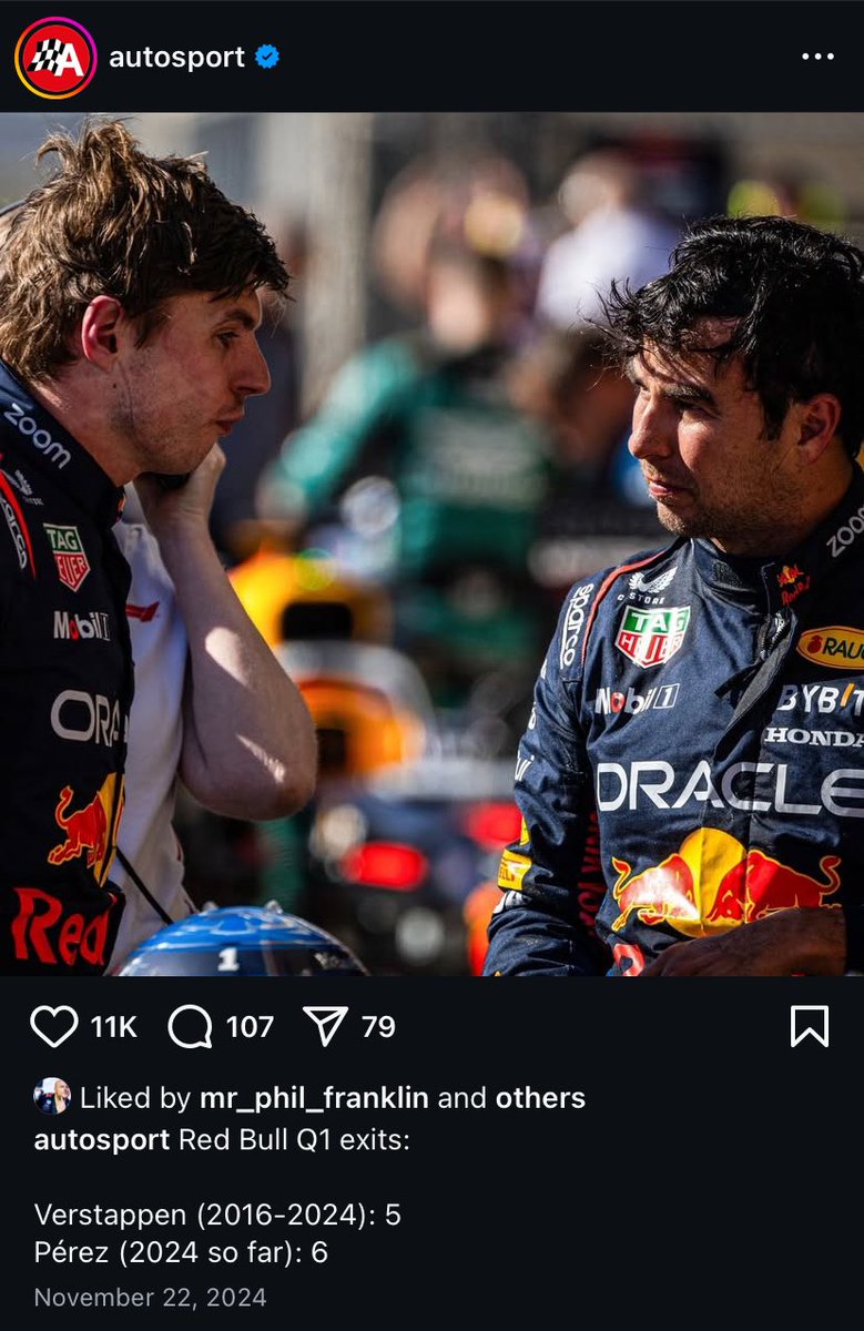 Elgrancircof_1's tweet photo. @autosport But you were the number one hater! How you can ask this? People says! Yes! from British Media YOU! “YOU” are British Media. Autosport always was Checo hater. How many interviews you got from him? …. Cause he knew it. Take back Liam 👆🏿Autosport. #respectcheco #checoperez https://t.co/0ikOQF9EwQ