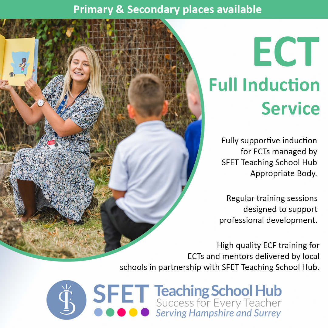 SFET Teaching School Hub (@sfet_tshub) on Twitter photo We have new cohorts of Primary and Secondary ECTs in your area commencing at the start of each school term to allow for flexible changes in staffing.
Register now to <a href="/SFET_TSHub/">SFET Teaching School Hub</a> as your #AppropriateBody & #ECF provider for our summer & September cohorts.
#teachingschool #surrey We have new cohorts of Primary and Secondary ECTs in your area commencing at the start of each school term to allow for flexible changes in staffing.
Register now to <a href="/SFET_TSHub/">SFET Teaching School Hub</a> as your #AppropriateBody & #ECF provider for our summer & September cohorts.
#teachingschool #surrey