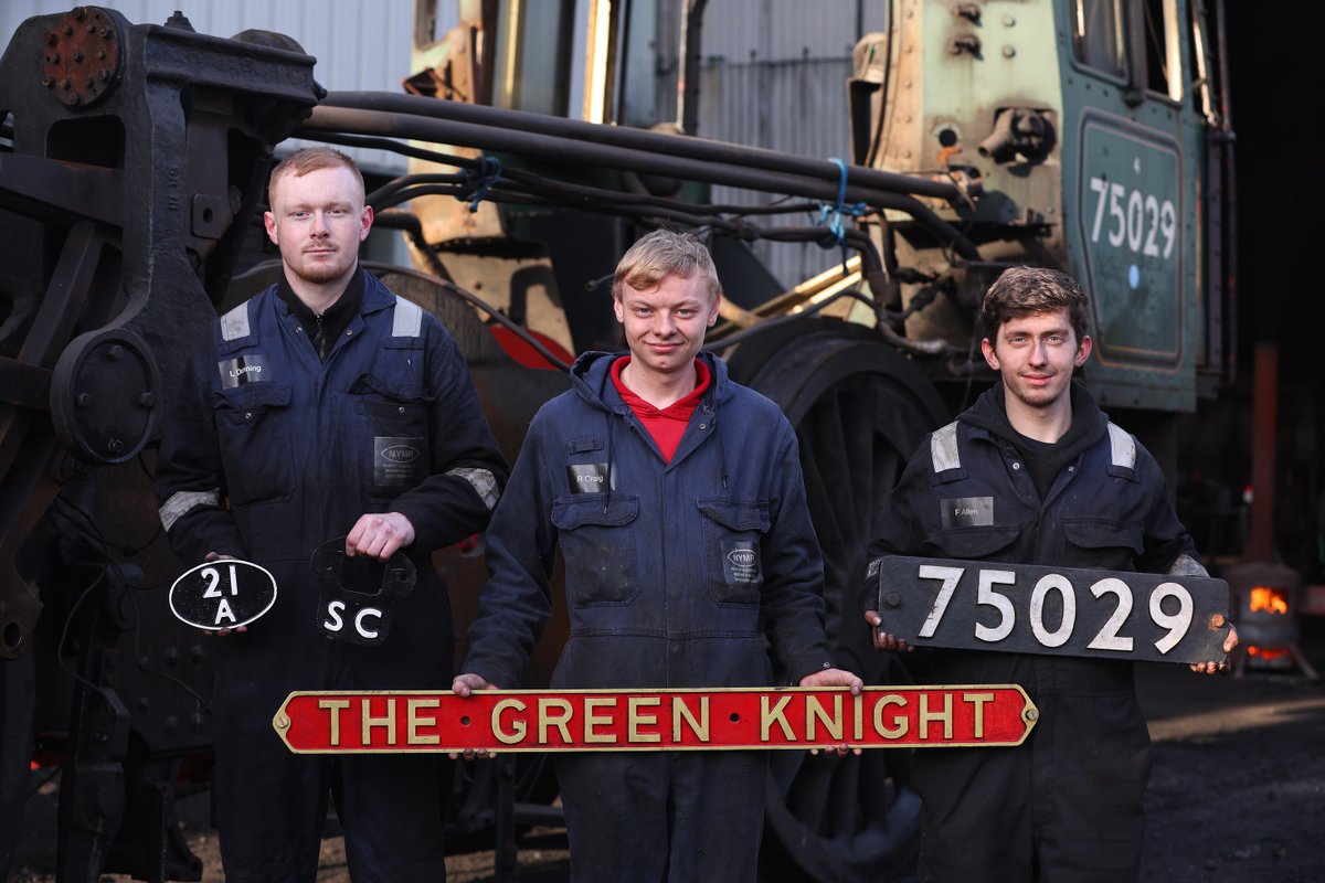 “We’re very keen to train the next generation on this engine. They will have an active involvement in getting us back up and running again.” Paul “Piglet’ Middleton. 

Find out more about the appeal to restore The Green Knight No. 75029 and donate now at nymr.co.uk/thegreenknight