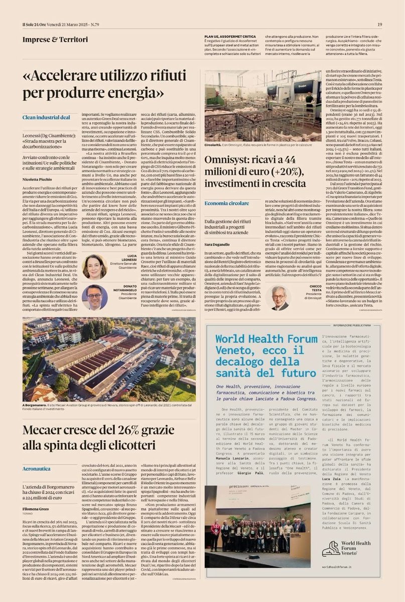 Confindustria Cisambiente (@cisambiente) on Twitter photo 🗞️ Dopo l’incontro europeo avvenuto a Bruxelles, il punto di vista di Cisambiente nelle parole del DG Leonessi e del Presidente Notarangelo sul <a href="/sole24ore/">IlSole24ORE</a> 🗞️ Dopo l’incontro europeo avvenuto a Bruxelles, il punto di vista di Cisambiente nelle parole del DG Leonessi e del Presidente Notarangelo sul <a href="/sole24ore/">IlSole24ORE</a>