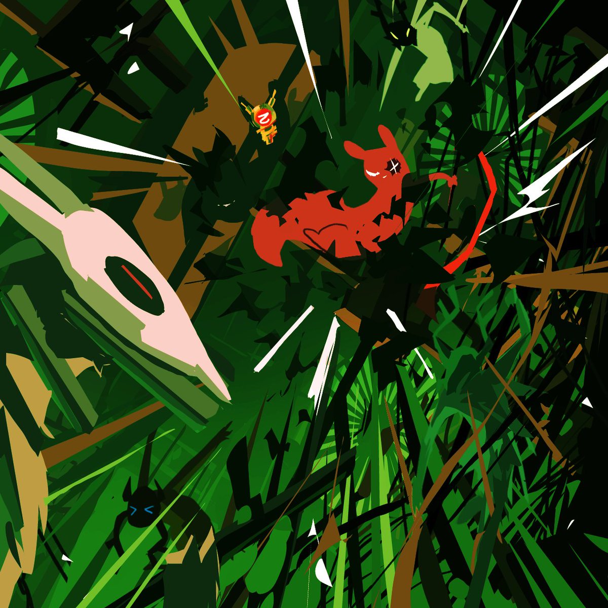 #RWArtMonth
26&amp;27 - Explosive parry&amp;Past garbage wastes
포식자