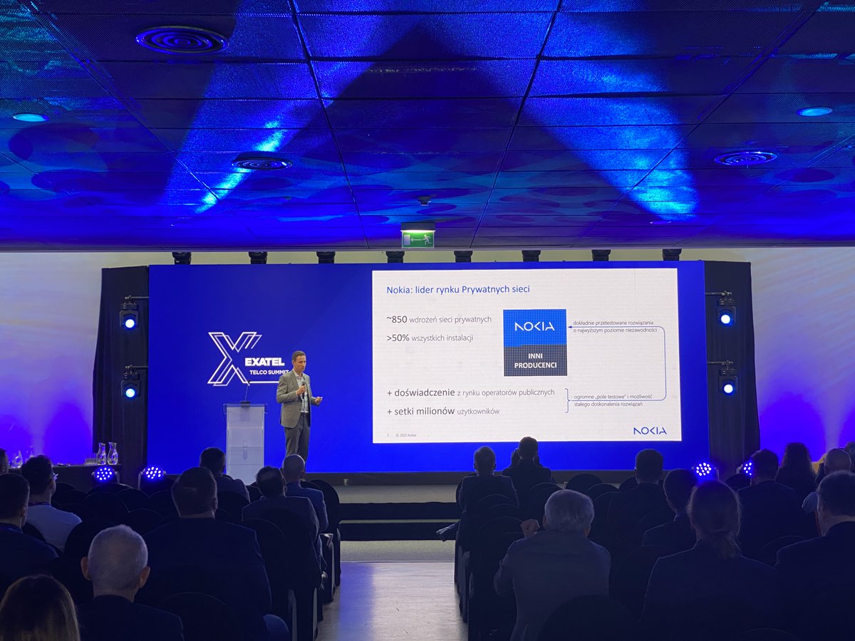 💡 Trzecia część konferencji #EXATELtelcoSummit skupiła się wokół nowości w naszym portfolio usługowym. O aktualnej strategii produktowej i partnerskiej EXATEL, opowiadali na scenie Maciej Nauman oraz Grzegorz Wawryniuk.
☑️ Następnie na scenie pojawili się nasi Partnerzy z