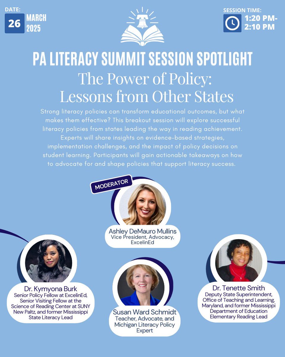 kymyona_burk's tweet image. Excited to be a part of the #PALiteracySummit today! What an amazing opportunity to share literacy implementation strategies that have been impactful across the country! #PALiteracy @paliteracy @ExcelinEd