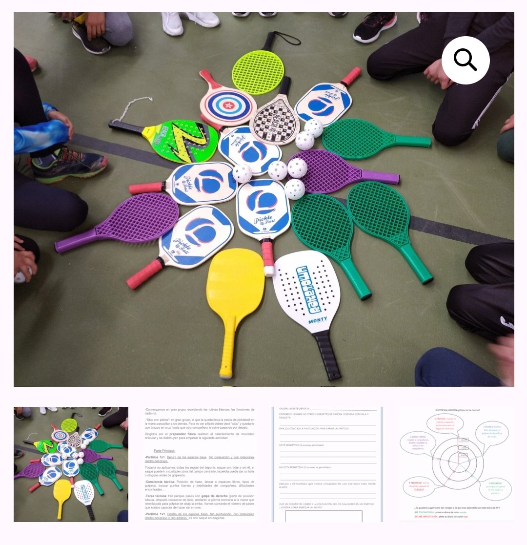 Muy buena opción para el 3° trimestre:
Situación de aprendizaje PICKLEBALL en 4º, 5º y 6º Primaria: incluye sesiones con juegos, objetivos, evaluación y producto final.
bibliosport.com/producto/8-ses…