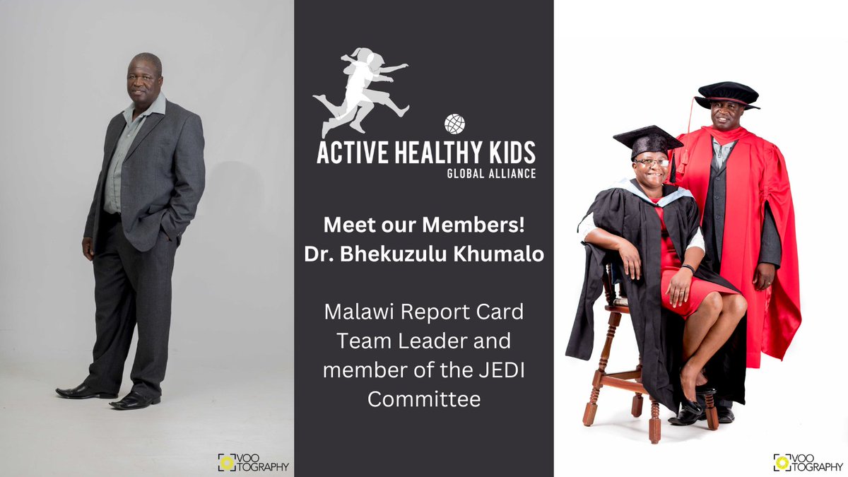 activehealthyk1's tweet image. ✨Meet our members!✨
Bhekuzulu is the Report Card leader for team Malawi and a member of the JEDI Committee. Bhekuzulu is also a Lecturer in Sports Science at the Malawi University of Science and Technology. Learn more at
activehealthykids.org/2025/03/25/mee…