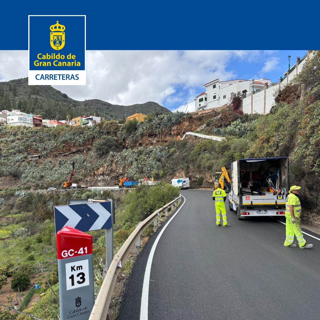 ❌ Precaución ❌

🚘La GC-41 KM 10+700 al 13+590, ambos sentidos, de Las Vegas al casco de Valsequillo, continúa cerrada por los trabajos de asfaltado hasta las 19.00 horas de hoy. Aprovechando estos trabajos, se están revisando los taludes que se han caído.