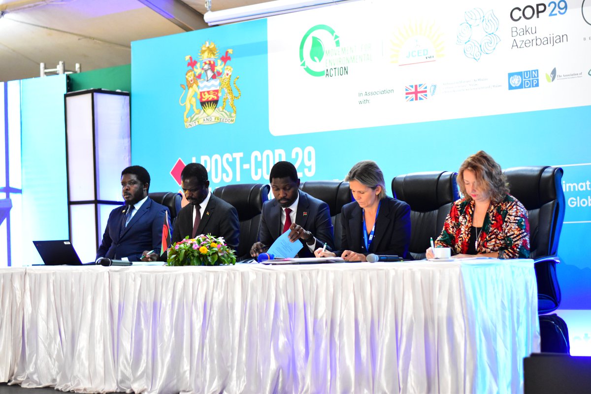 UNDP Malawi (@undpmalawi) on Twitter photo "The climate crisis is not a future problem—it is a challenge we face today. Yet, within this challenge lies an opportunity: to innovate, to collaborate, & to position Malawi as a leader in climate resilience and sustainable development." —<a href="/FenellaFrost/">Fenella Frost</a> at the Climate Symposium. "The climate crisis is not a future problem—it is a challenge we face today. Yet, within this challenge lies an opportunity: to innovate, to collaborate, & to position Malawi as a leader in climate resilience and sustainable development." —<a href="/FenellaFrost/">Fenella Frost</a> at the Climate Symposium.
